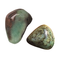 Oreiller en pierres précieuses "Mère-Terre" (chrysoprase, émeraude et amarante)