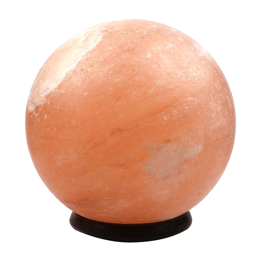 Lampada di sale "Ball" con base in legno, 20cm / 10kg