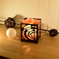 Salt lamp metal basket "Circles" 15cm/2,6kg