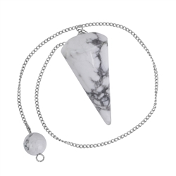 1009103003 Magnesite "Relaxation" pendulum | wholesaler gems, healing stones & jewelry