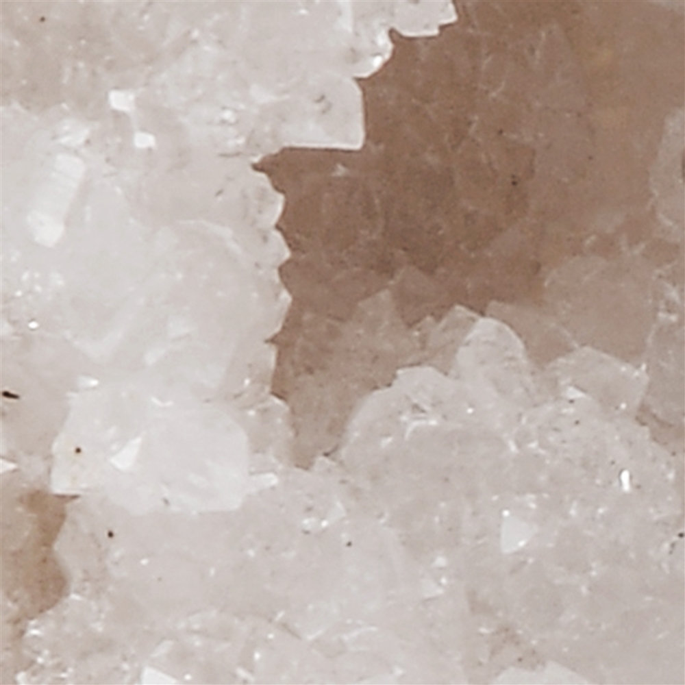 Mineur in geode di quarzo, 6 - 7 cm