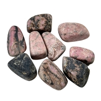 Water Stones Rhodonite in Metal Gift Box