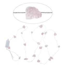 1013305066 Crystal light chain Rose Quartz | wholesaler gems, healing stones & jewelry