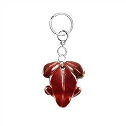 1016500624 Schlüsselanhänger Frosch Jaspis (rot) | Edelsteine, Heilsteine & Schmuck-Handel