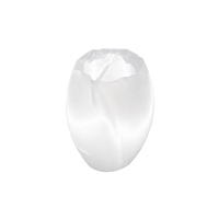 Tealight calcite (alabaster calcite) oval, 7.5cm
