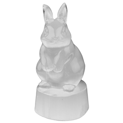 1028903785 Gravur Hase, Selenit, 9,0cm | Mineralien-Handel Edelsteine, Heilsteine & Schmuck