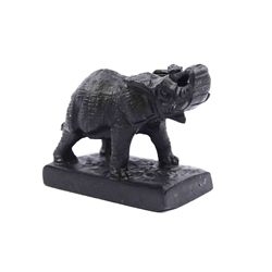 1043203717 Gravur Elefant, Schungit, 7,0cm | Großhändler Edelsteine, Heilsteine & Schmuck