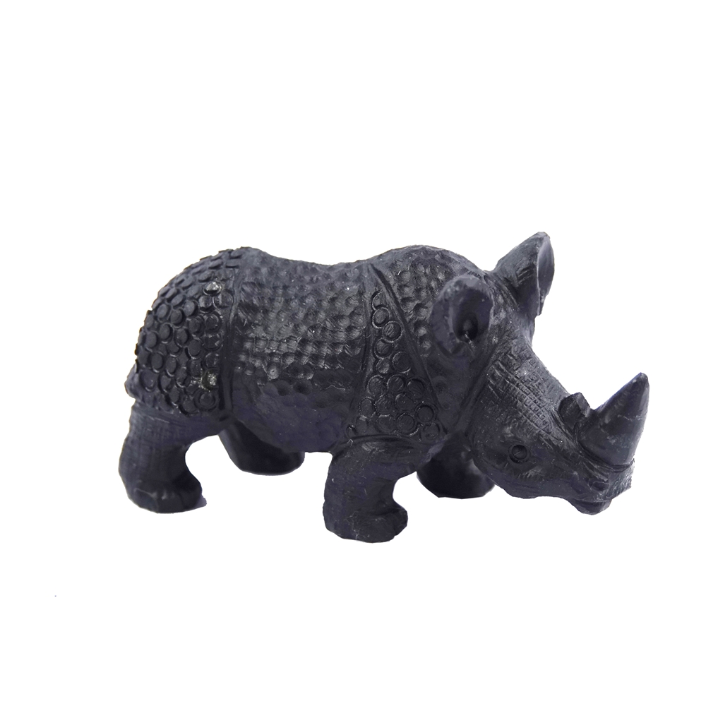 Rinoceronte shungite, 6,5 cm