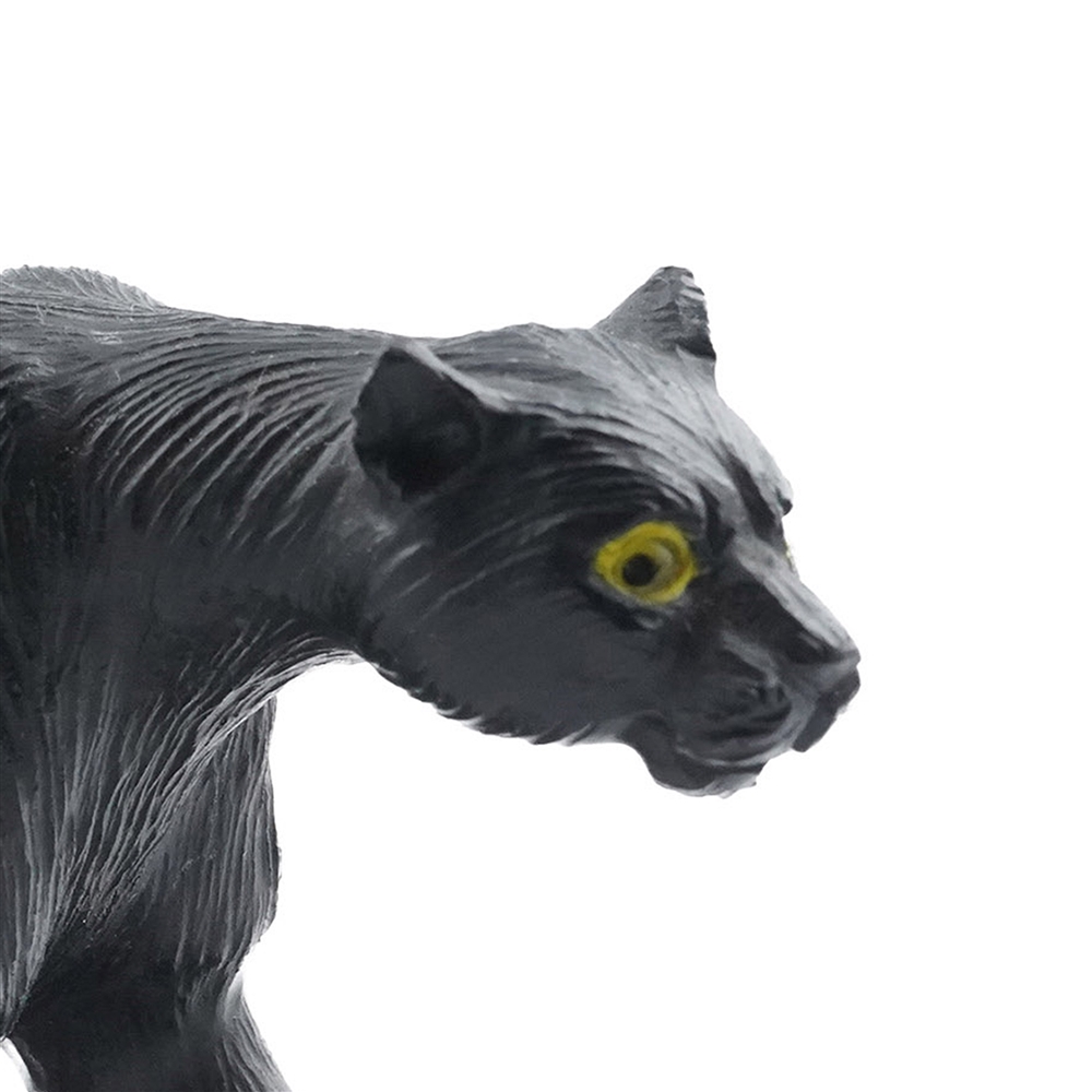 Gravur Leopard, Schungit, 12 x 7,5cm | Schreier Edelsteine, Heilsteine & Schmuck