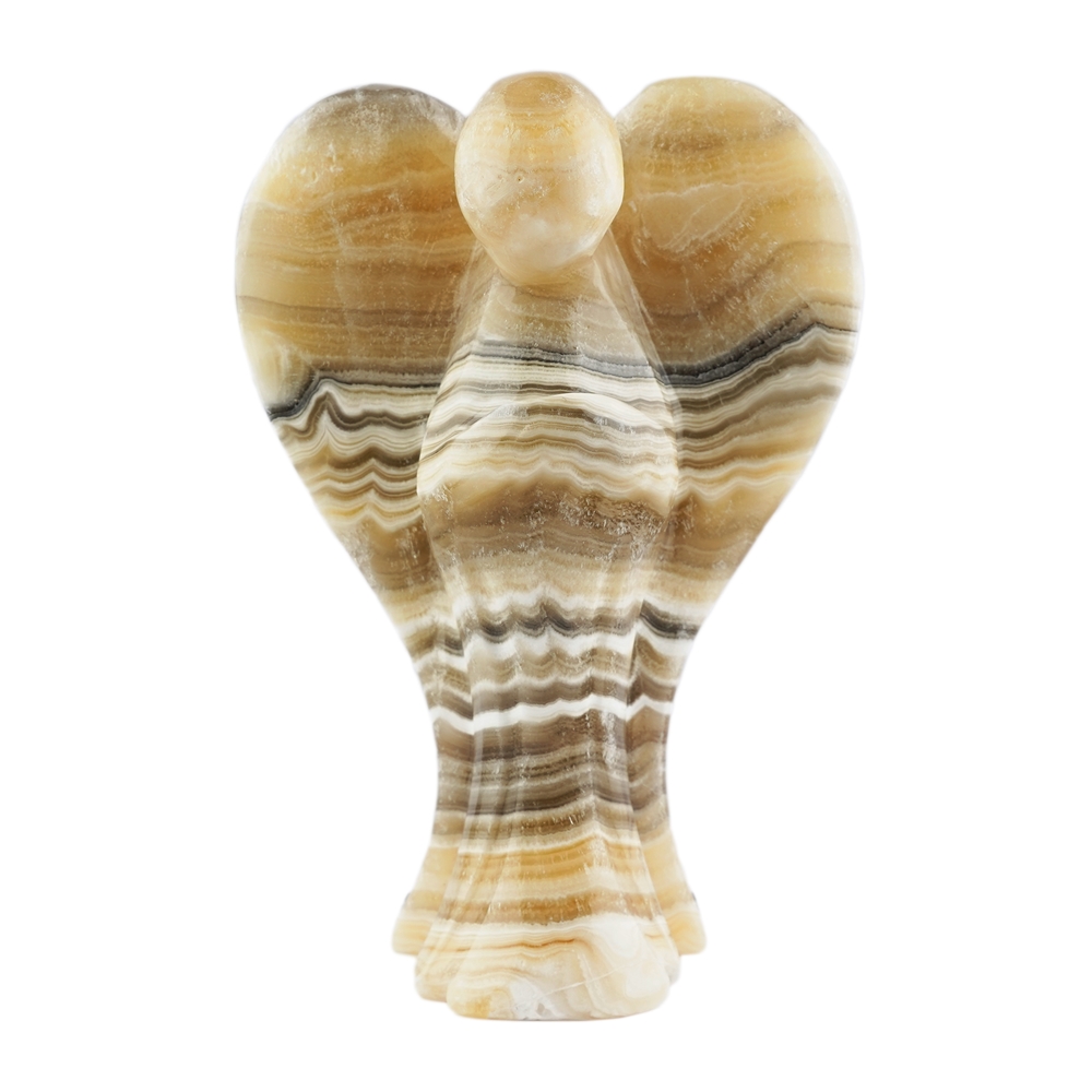 Guardian Angel alabaster calcite banded, 20cm