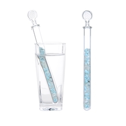 1080005003 Crystal Vital Stick "Holiday Mix" (Rock Crystal, Larimar), 20cm | Marco Schreier