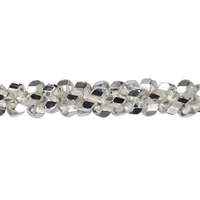 Collana scintillante, argento, 1,5 x 45 cm