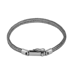 1223505517 Chain bracelet motif 17, platinum plated  | wholesaler gems & healing stones