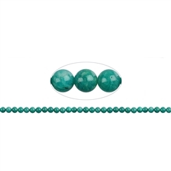 140110100520 Rang de collier boules, Amazonite (foncé), 06mm | Marco Schreier