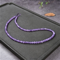 Strand of beads, amethyst, matte, 04mm