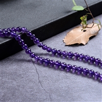 Strand of beads, amethyst, 04mm