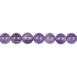 140120100827 Strang Kugeln, Amethyst (hell), 09mm (39cm) | Edelsteine, Heilsteine & Schmuck