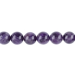 140120101220 Strang Kugel Amethyst (Chevron dunkel), 16mm | Edelsteine, Heilsteine & Schmuck