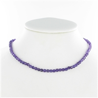 Strand of beads, amethyst AA, faceted, 04mm (39cm)