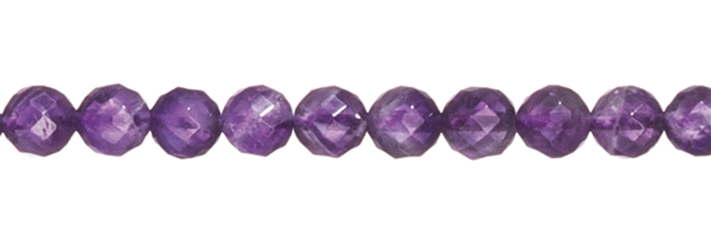 Strand of beads, amethyst, faceted, 08mm (38cm)