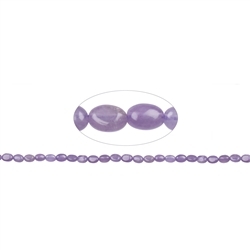 140120304425 Rang de collier Lentille, améthyste (lilas), 07-08 x 05-06mm | Marco Schreier