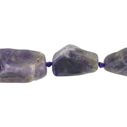 140120610610 Strang Nuggets, Amethyst, matt, 25-32 x 12-20mm | Marco Schreier