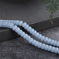 Button strand, Angelite (Anhydrite), 03 x 06 mm