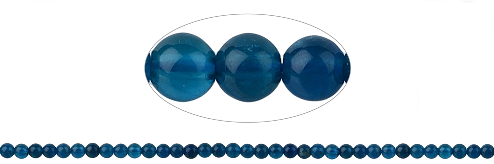 strand of balls, apatite (rod.) extra, 04mm