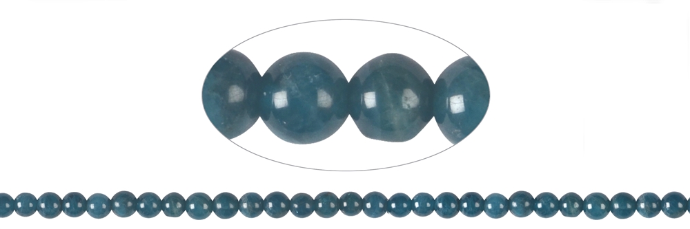 Filo di perle, apatite (stab.), 05-06 mm (38 cm)