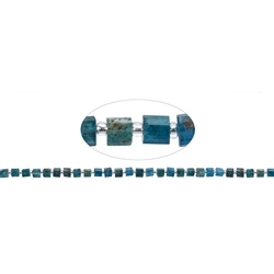 140200410920 Cilindro a filo, apatite (stab.), sfaccettato, 05-06 x 05mm (39cm) | Marco Schreier