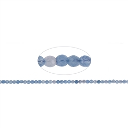 140220104922 Strang Kugeln, Aquamarin A, facettiert, 04mm (39cm) | Marco Schreier