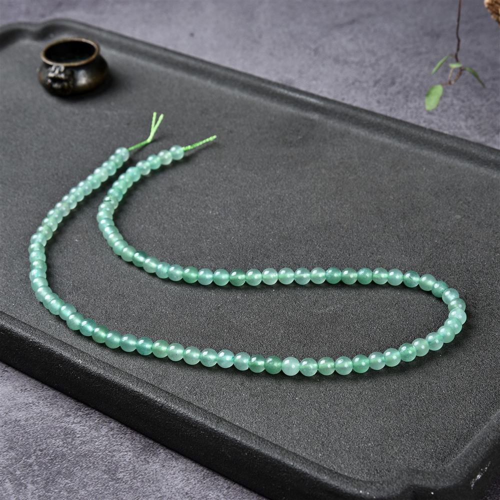 Strand of balls, aventurine, 04mm