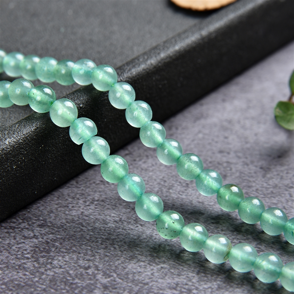 Strand of balls, aventurine, 04mm