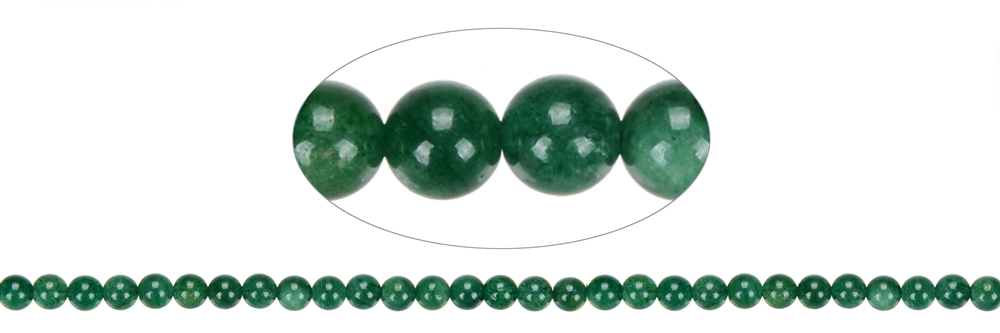 Strand of beads, aventurine (star aventurine), 06mm