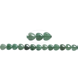 140311106520 Strand of hearts, aventurine, 10mm | wholesaler gems, healing stones & jewelry
