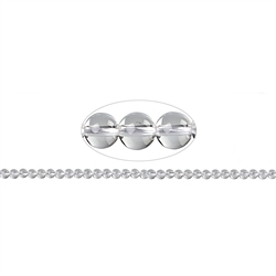 140350100522 Rang de collier boules, Cristal de roche AA, 06mm | Marco Schreier