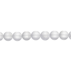 140350100910 Rang de collier boules, Cristal de roche, mat, 10mm | Marco Schreier