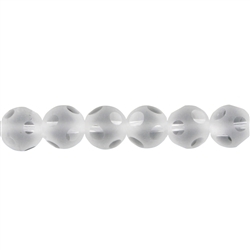 140350103831 Rang de collier boules "fenêtre", Cristal de roche A, 10mm | Marco Schreier