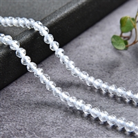 Strand of beads, Rock Crystal, faceted, 03,5mm (39cm)
