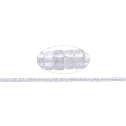 140350400120 Cilindro a filo "Heishi", Cristallo di rocca, 02 x 04 mm | Marco Schreier