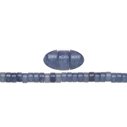 140390402021 Rang de collier "Heishi", quartz bleu, 06 x 03mm (39cm) | Marco Schreier