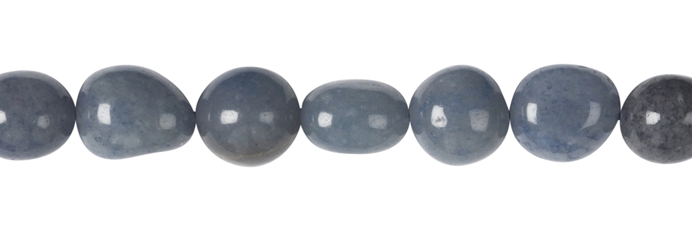 Rang de collier Nugget, quartz bleu, 08-12 x 10-12mm
