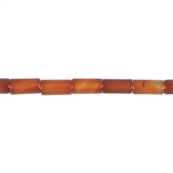 140430404420 Rang de collier, Cornaline (brûlée), 16 x 08mm | Marco Schreier