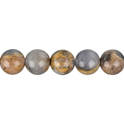 140450101224 Strang Kugeln, Chalcedon in Matrix, 16mm | GH Edelsteine, Heilsteine & Schmuck