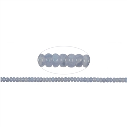 140450304620 Strang Button, Chalcedon (blau), 03 x 05mm | GH Edelsteine, Heilsteine & Schmuck