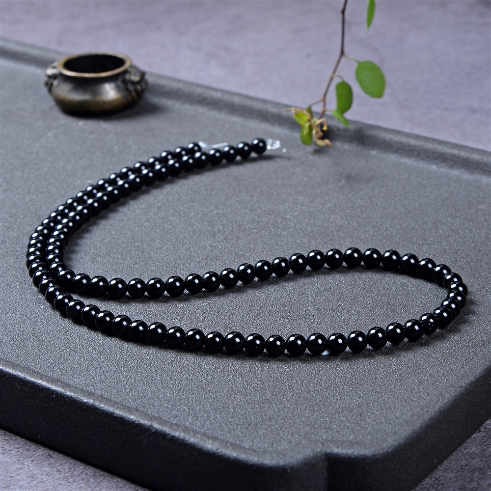 Strand of beads, Onyx (set), 04mm