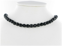 Strand of beads, Onyx (set), faceted, 08mm