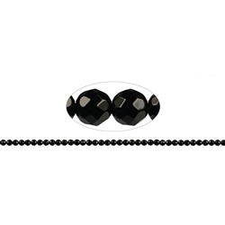 140460104820 Rang de collier boules, Onyx (gef.), facetté, 03mm | Marco Schreier