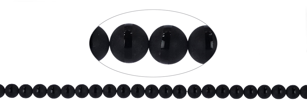Strand of beads "Saturn", Onyx (set), 06mm