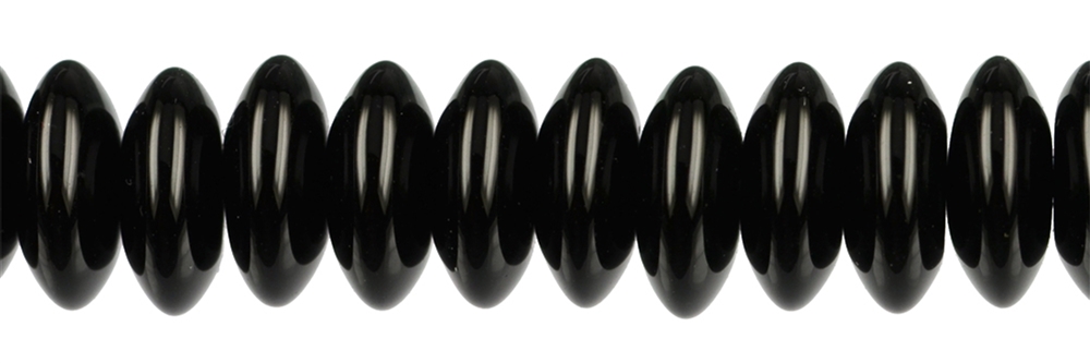 Strang Disc, Onyx (gef.), 03-04 x 10mm